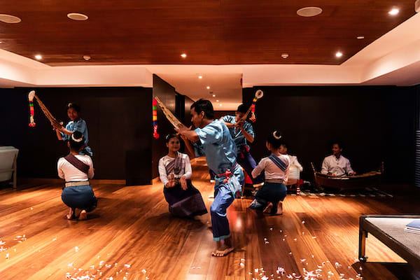 Aqua Mekong's 8-Day Mekong Expedition Downstream - Day 2 - Traditional Dance
