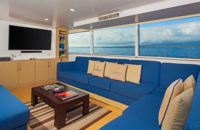 Sofas and tv onboard