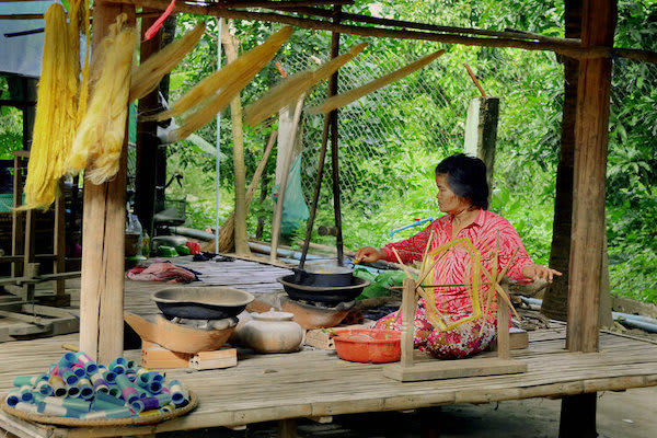 Jahan's The Lost Civilization Upstream Day Five - Khmer Traditional Weaving